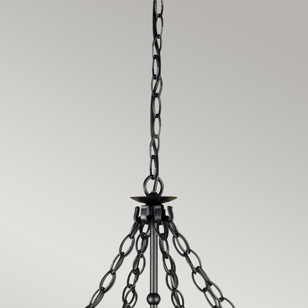 Pendelleuchte Warwick (schwarz) 8x - Elstead Lighting