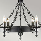 Pendelleuchte Warwick (schwarz) 8x - Elstead Lighting