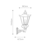 Außen-Wandleuchte Wilmslow (schwarz) 1x - Elstead Lighting