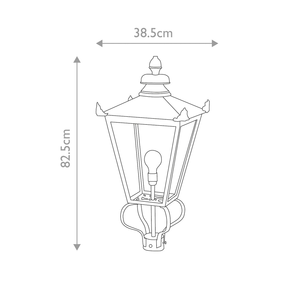 Außen-Stehleuchte Wilmslow (schwarz) 1x - Elstead Lighting