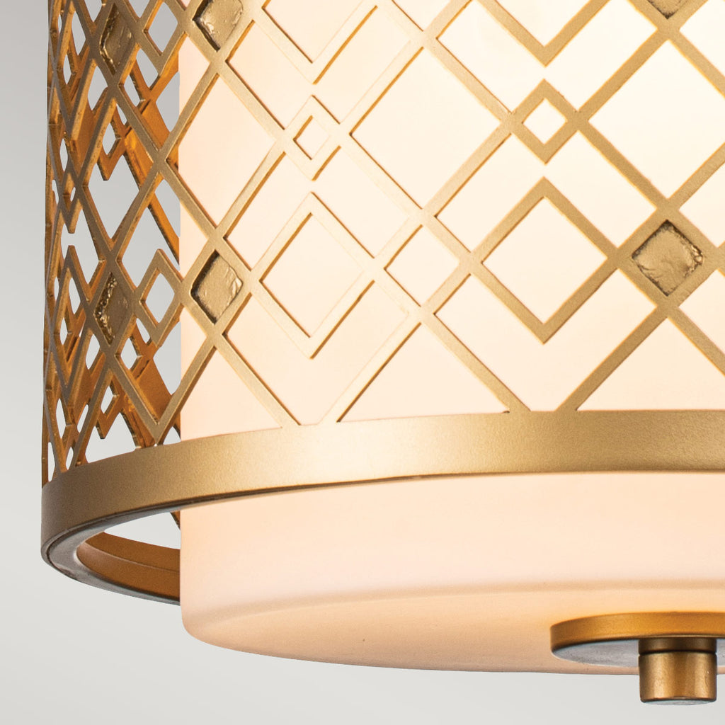 Pendelleuchte Ziggy (goldfarben) 2x - Elstead Lighting