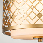 Pendelleuchte Ziggy (goldfarben) 2x - Elstead Lighting