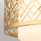 Deckenleuchte Ziggy (goldfarben) 2x - Elstead Lighting