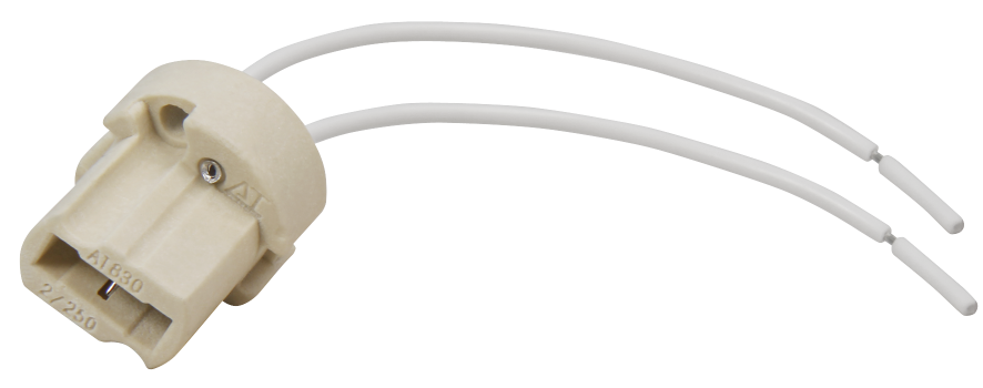 Lampenfassung LEDeco, G9, rund, für Hochvoltlampen, max. 230V/75W