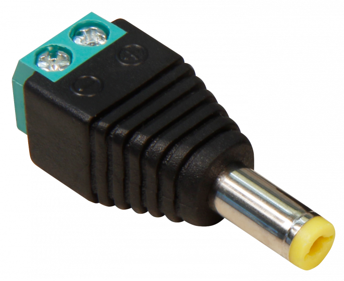 Adapter LEDeco, DC-Stecker 5,5x2,1mm und Lüsterklemme