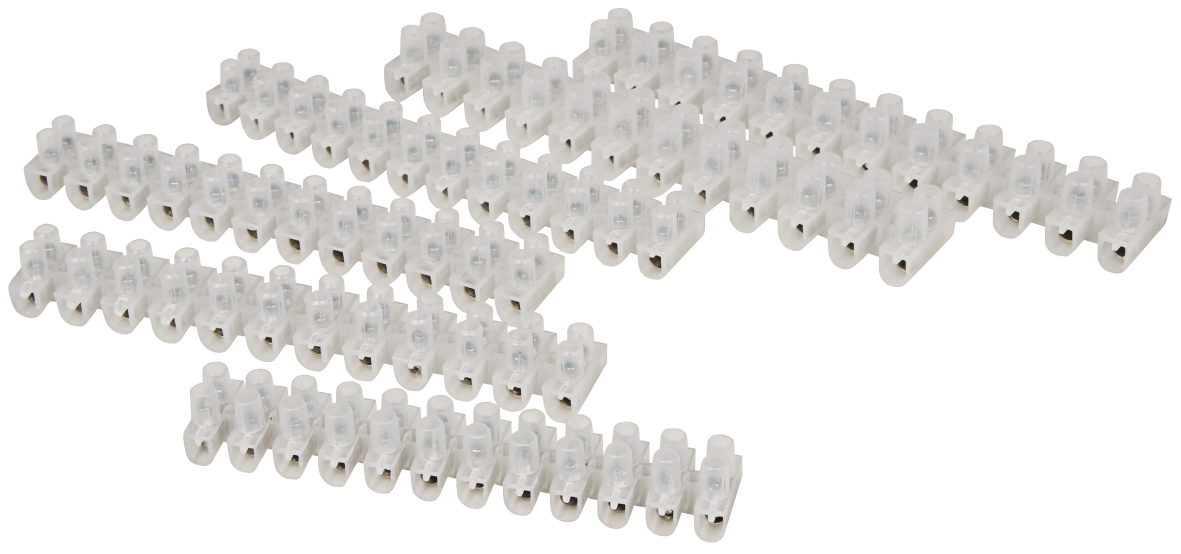 Lüsterklemmen-Sortiment LEDeco, 6-teilig: 1x4A, 3x6A, 2x10A, jeweils 12 Klemmen