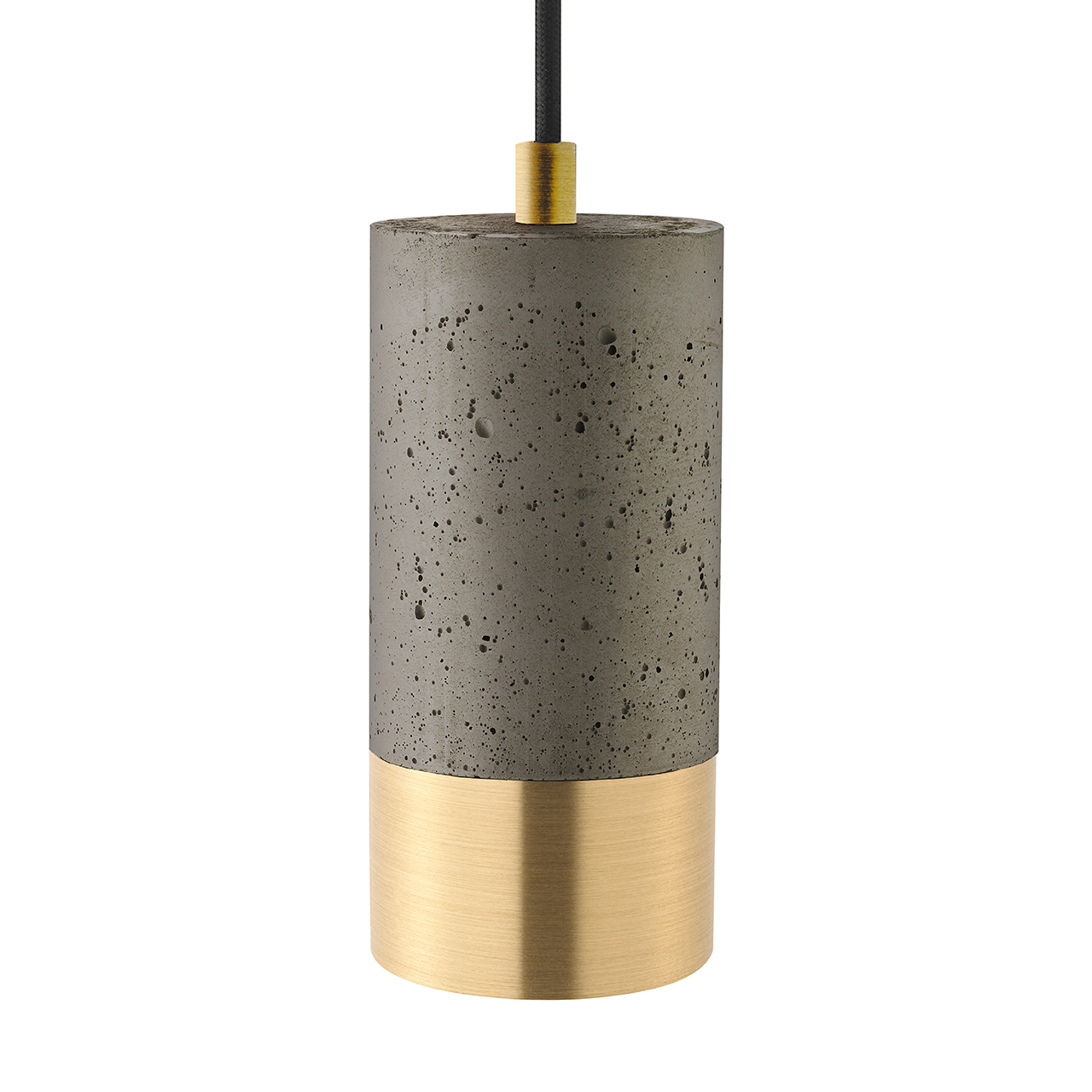 Pendelleuchte CONCRETE dunkel 1flg. goldfarben