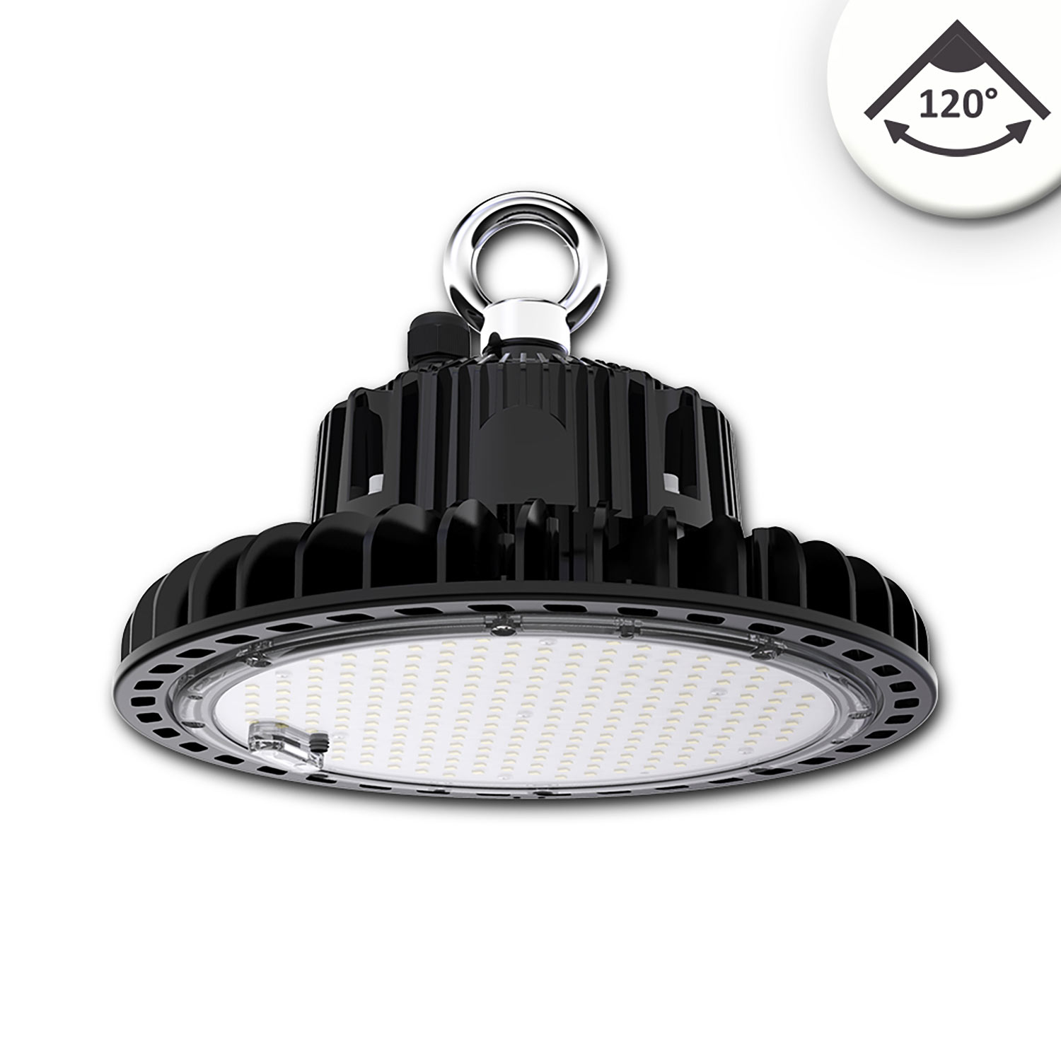 LED Hallenleuchte FL 120W, IK10, IP65, neutralweiß, 120°, 1-10V dimmbar