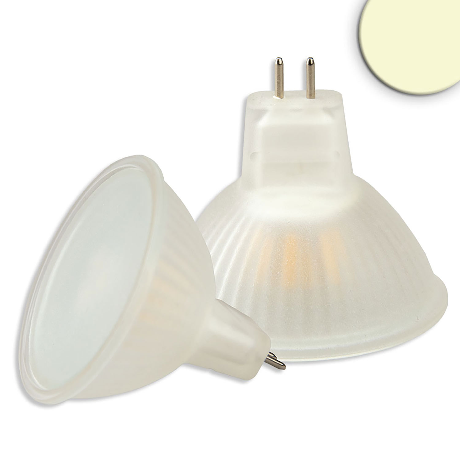 MR16 LED Strahler 3,5W, 270°, opal, warmweiß
