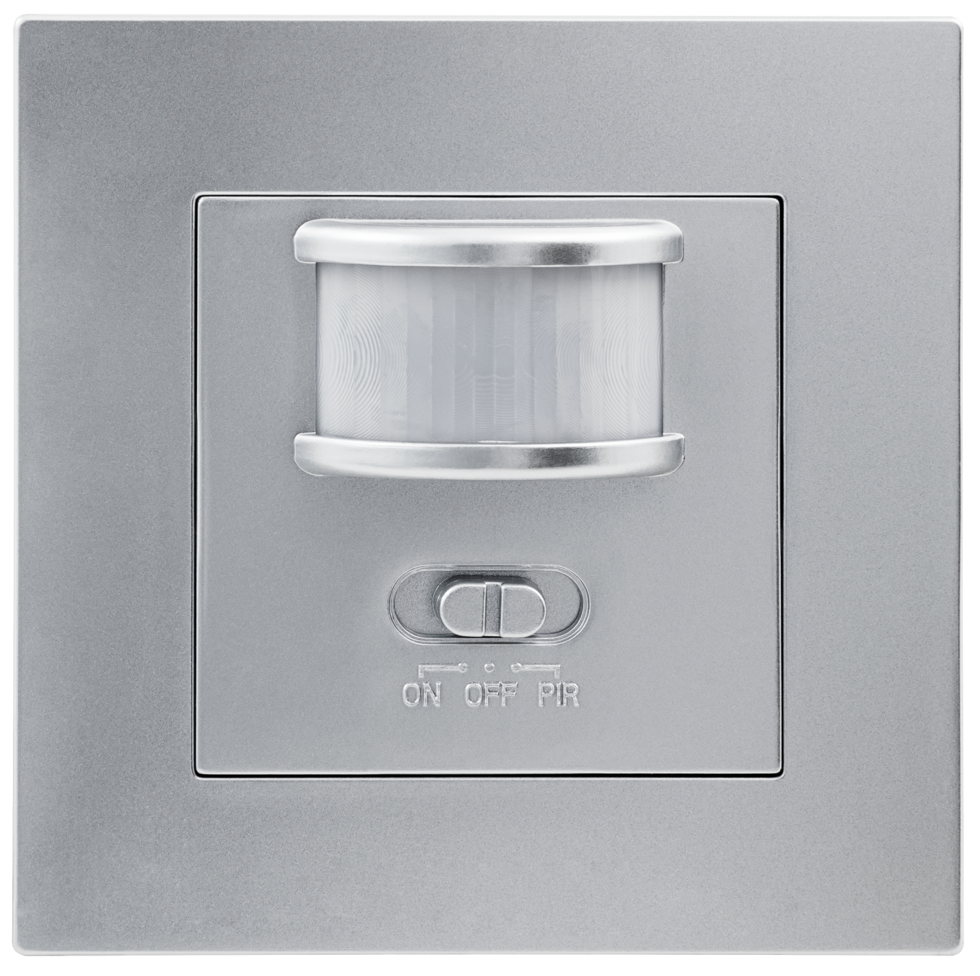 Unterputz IR Bewegungsmelder LEDeco LX-23 160°, 500W, LED geeignet, silber