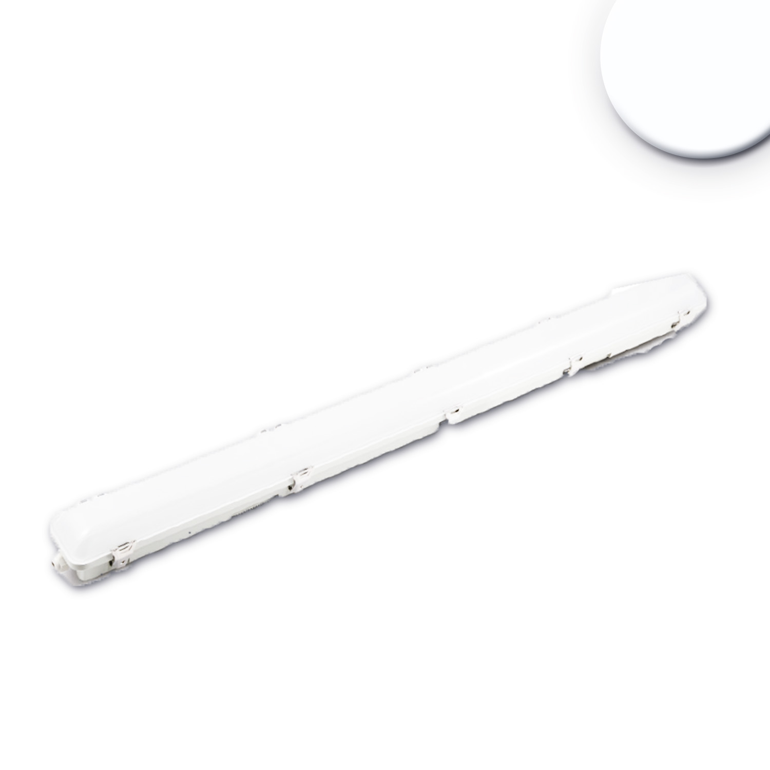 LED Wannenleuchte 120cm IP65, Powerswitch 22W-40W, kaltweiß