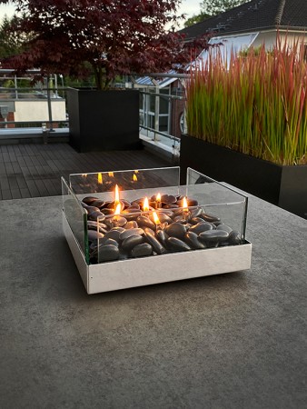 Fireplace Tischkamin, quadratisch Philippi