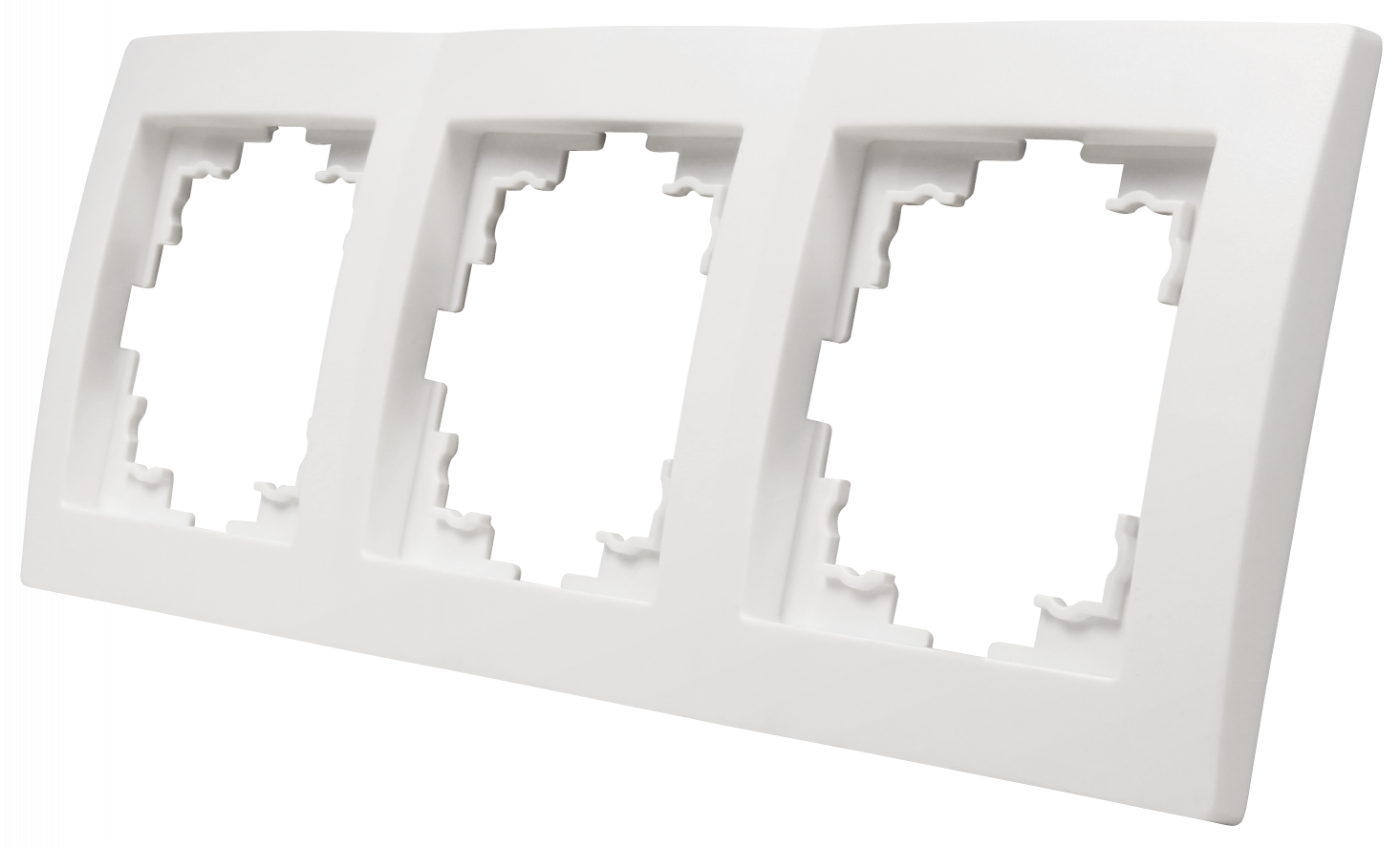 Rahmen LEDeco STYLE, 3-fach, weiß