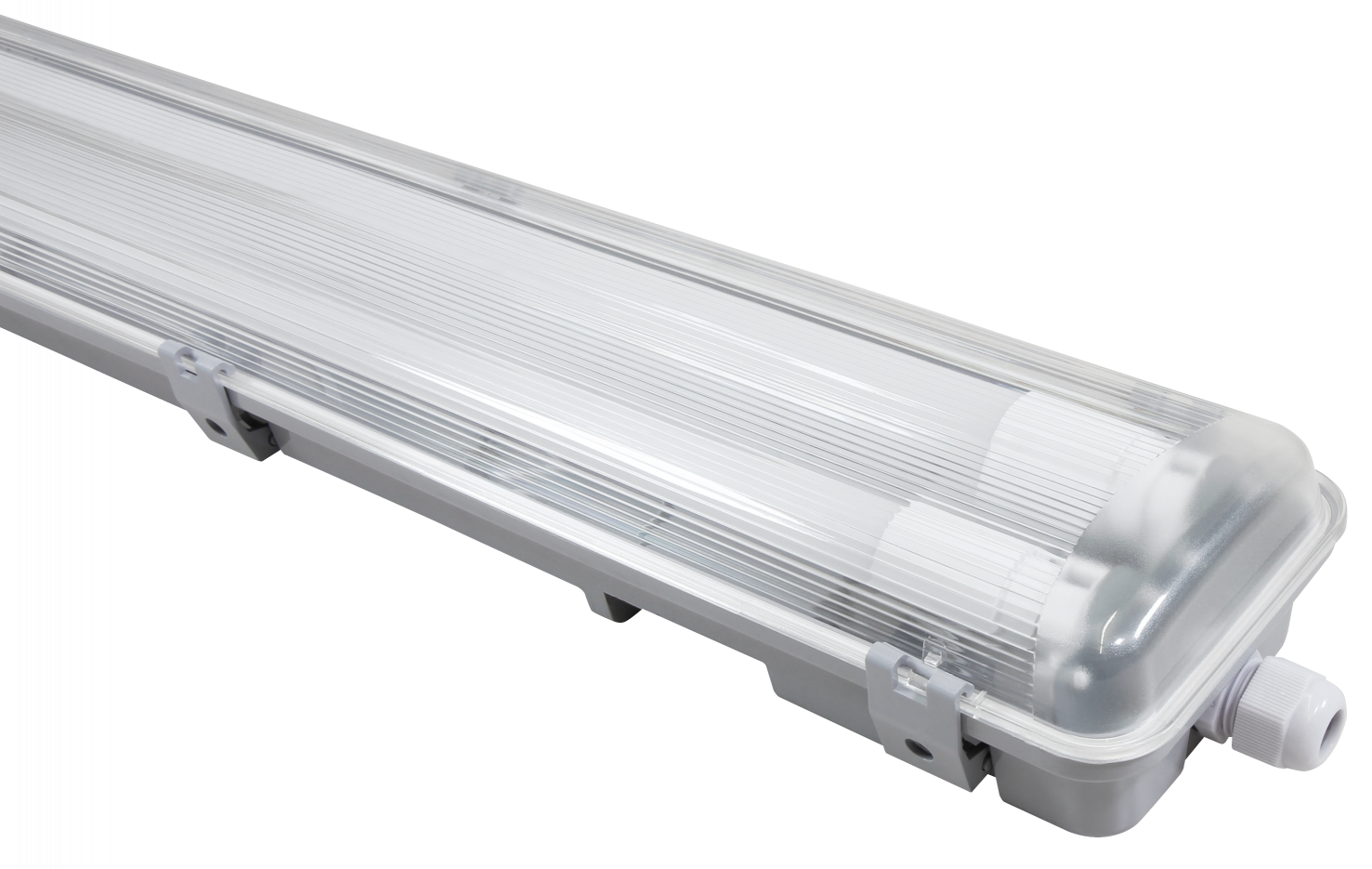 LED Feuchtraumleuchte LEDeco FL-23 IP65, 4800lm, 4000K, 48W, 150cm, neutralweiß