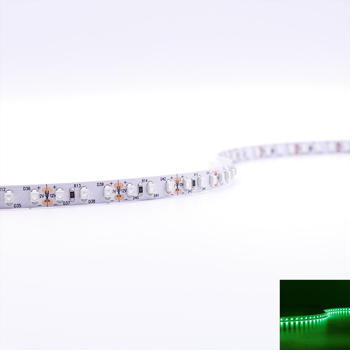 Strip Grün 12V LED Streifen 5M 9,6W/m 120LED/m 8mm IP20
