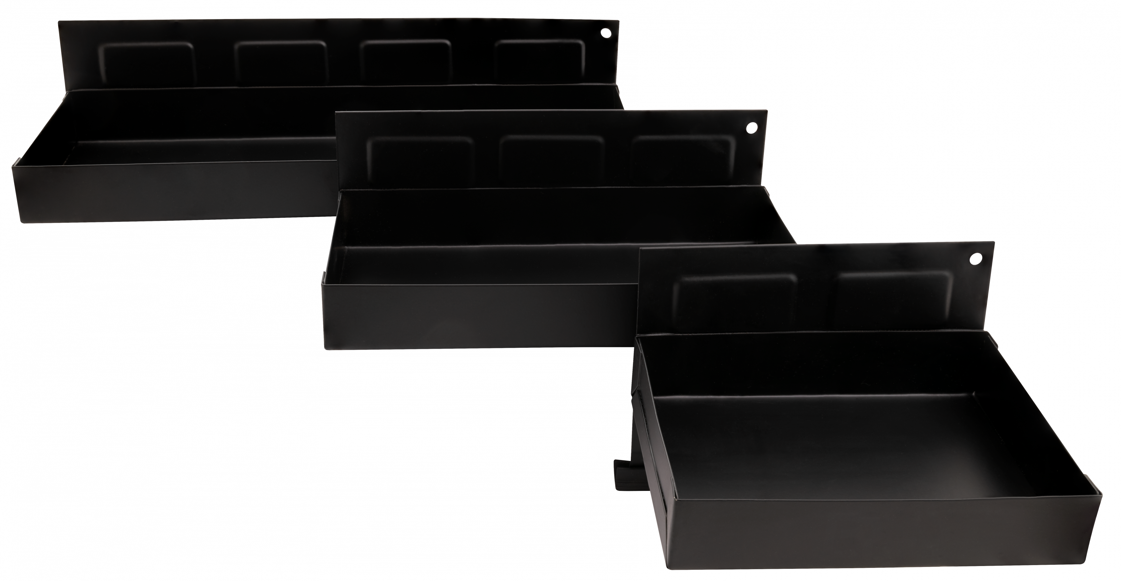 Magnetische Ablage LEDeco, 3er-Set, Breite 150 / 210 / 310mm