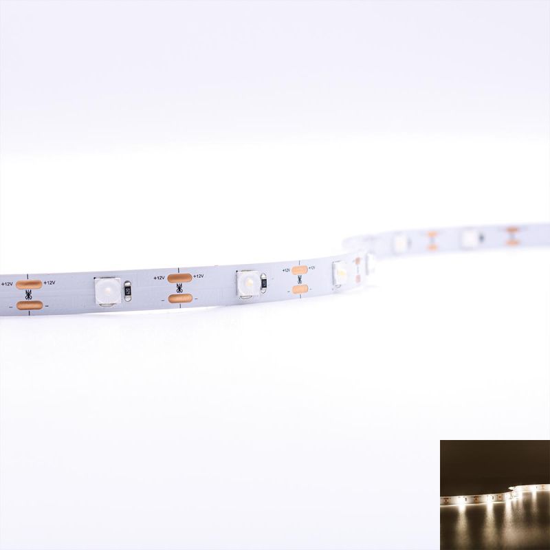 Strip mit Linse Neutralweiß 12V LED Streifen 5M 18W/m 28LED/m 10mm IP20 4000K