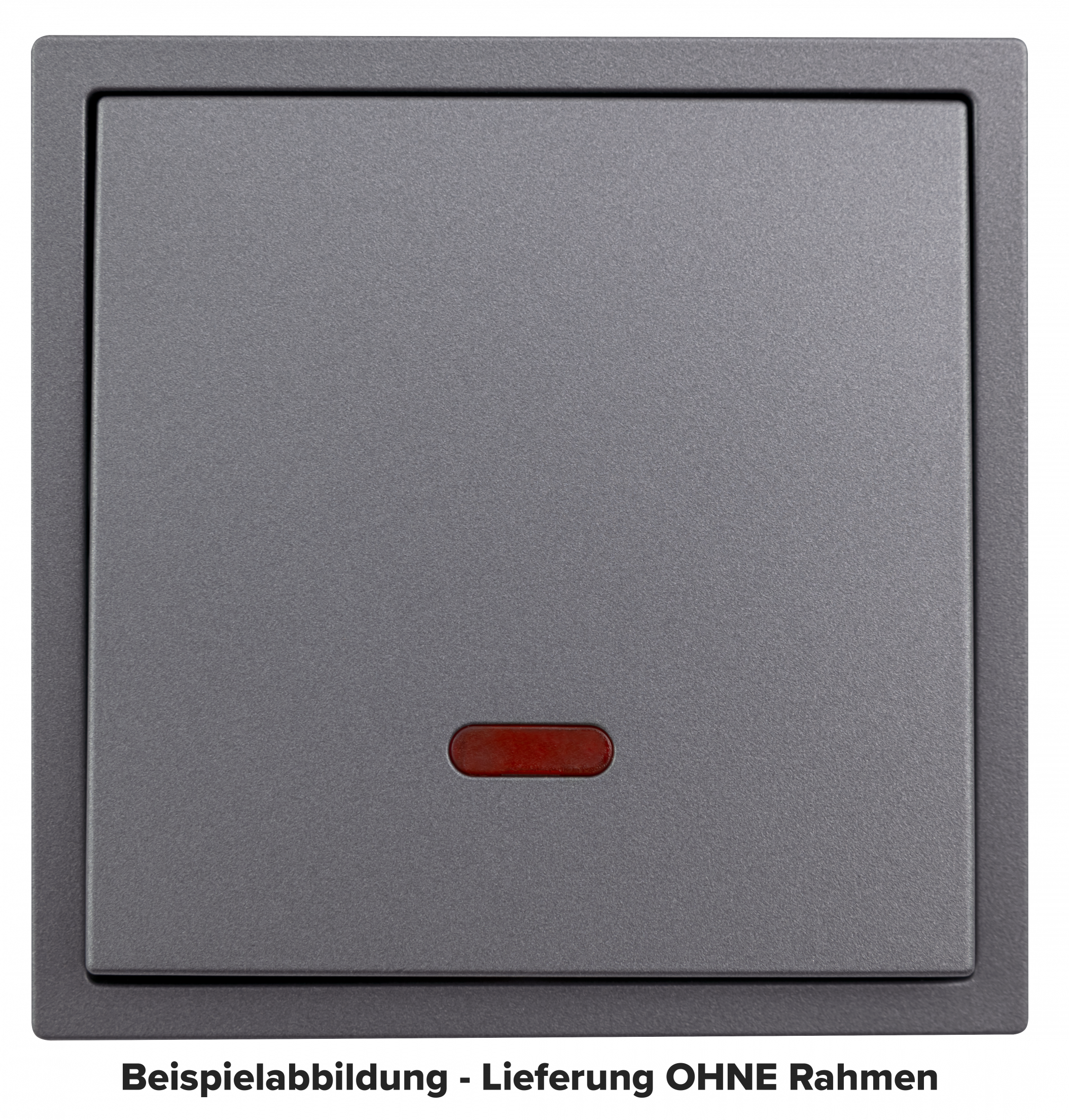 Kontroll-Schalter LEDeco Shallow 250V~/10A, UP, Klemmanschluss, anthrazit
