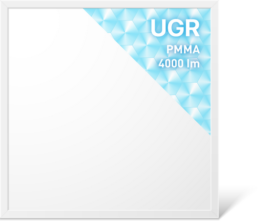 LED Panel 62x62cm (Neutralweiß) PMMA – UGR19 – 4000K – 40W – 4000LM – Kein Flimmern