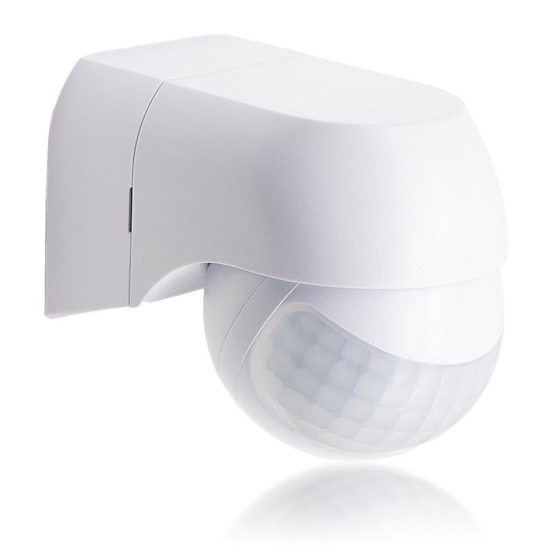 Infrarot Aufputz Bewegungsmelder 180° - Dreh-/Neigbar IP44 Reichweite bis 12m weiß