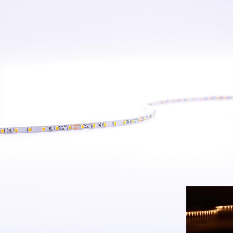 Strip Super Warmweiß 24V CRI90 LED Streifen 5M 4W/m 140LED/m 3,5mm IP20 2700K