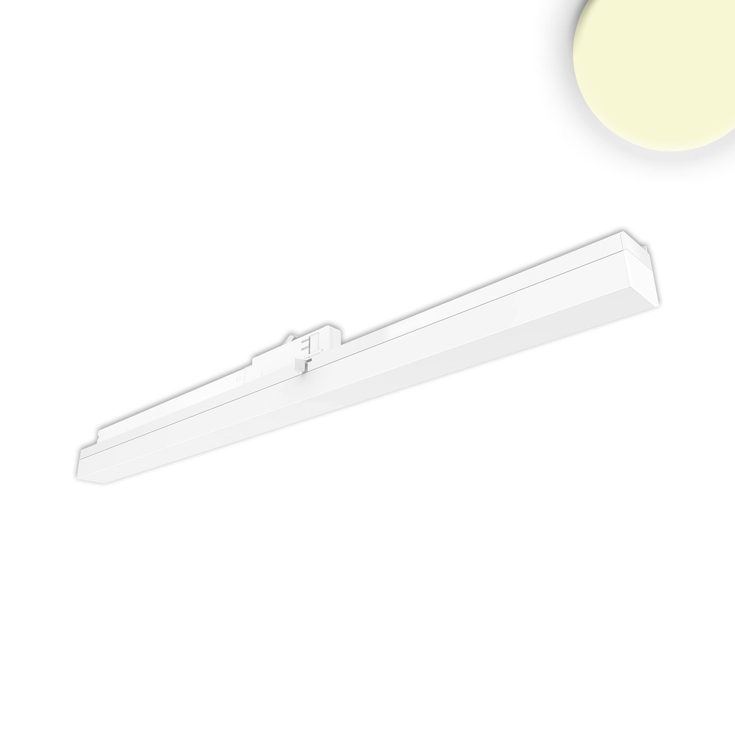 3-PH Linearleuchte 600mm, 20W, 110°, weiß matt, 3000K