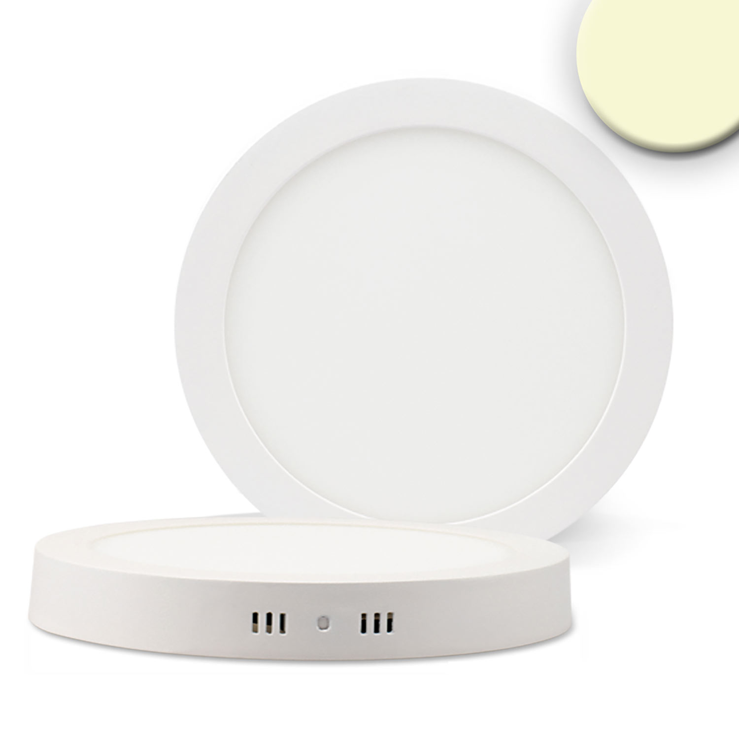 LED Deckenleuchte weiß, 24W, rund, 300mm, warmweiß dimmbar