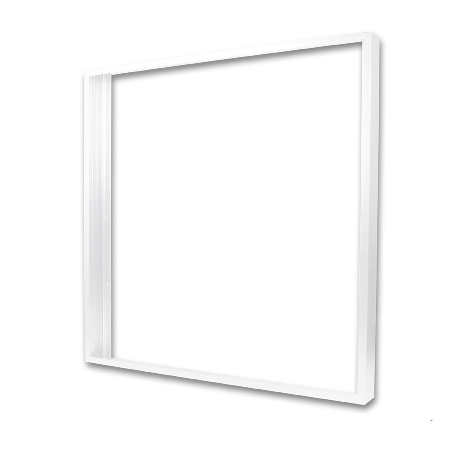 Aufbaurahmen weiß RAL 9016 für LED Panel 600