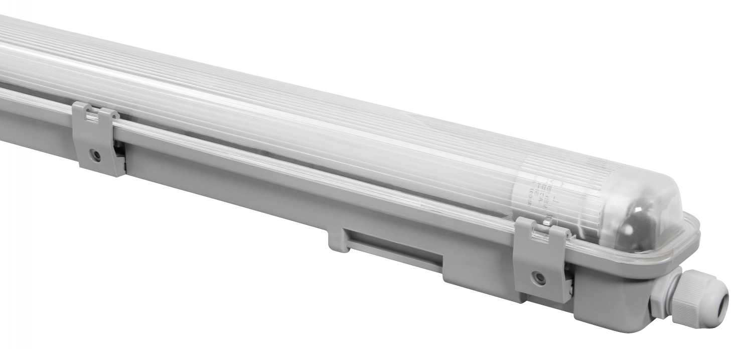 LED Feuchtraumleuchte LEDeco FL-12, IP65, 2.400 lm, 4000K, 150cm, neutralweiß