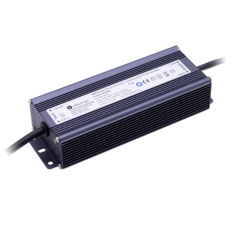 LED Netzteil 60W 24V 2.5A IP66 dimmbar TRIAC LongLife LED KV-24060-TD Schaltnetzteil CV