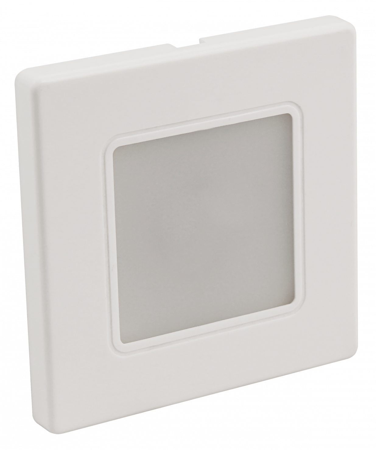 LED-Wand-Einbauleuchte LEDeco LWE-86W 2W, 180lm, warmweiß, weißer Rahmen