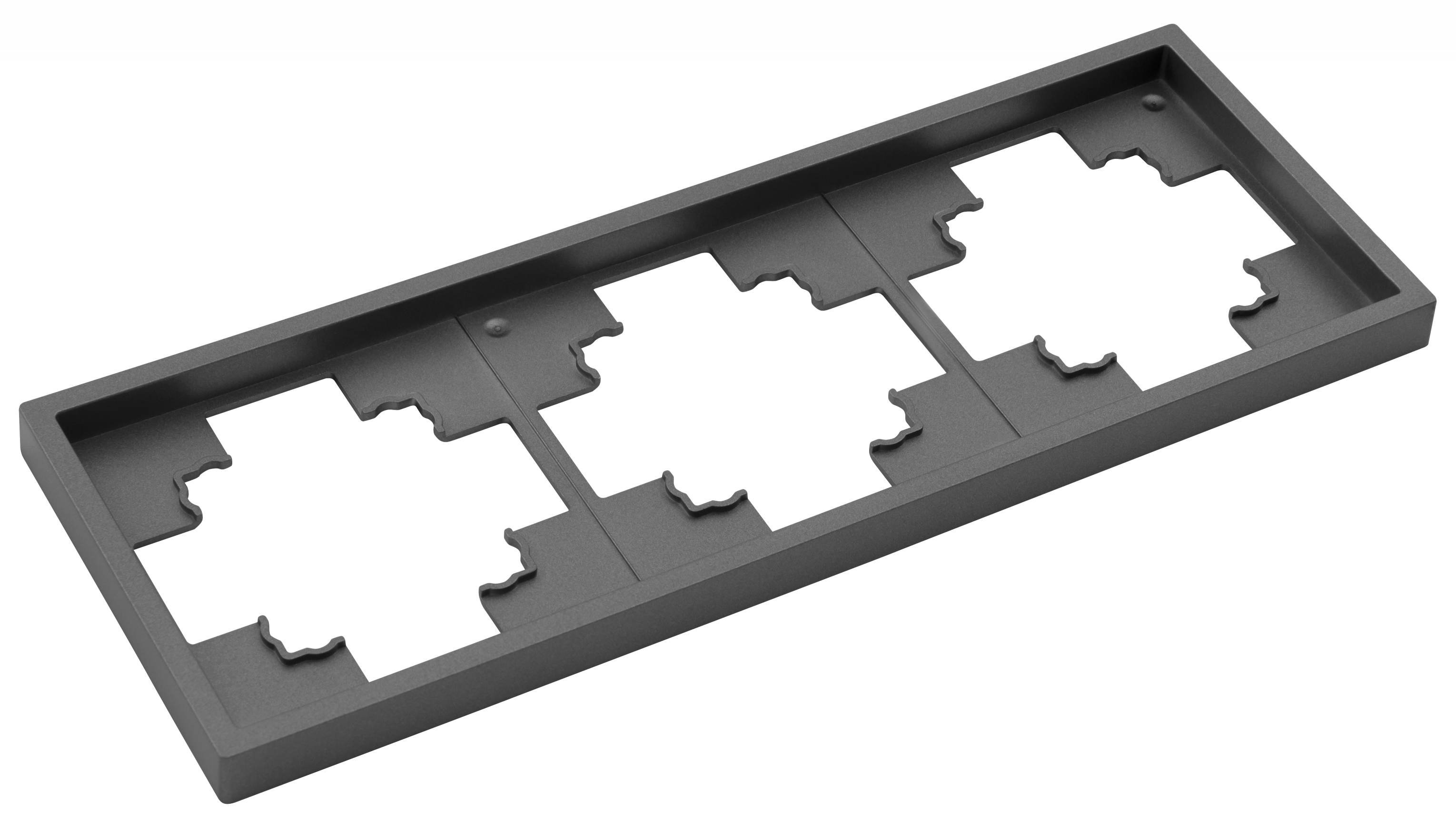 Rahmen LEDeco Shallow 3-fach, anthrazit