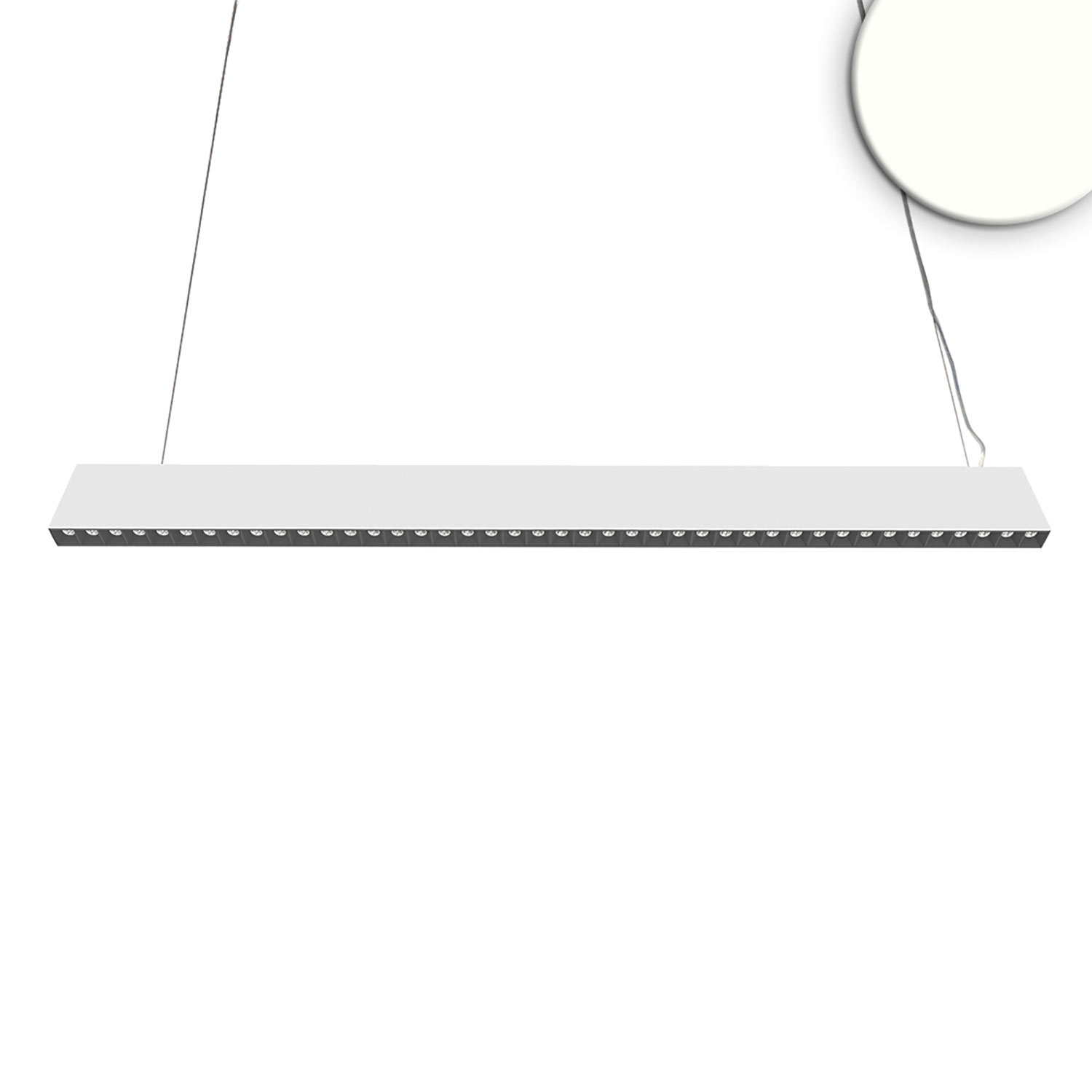 LED Hängeleuchte Raster Up+Down, 15+32W, 8,5x128cm, weiß, UGR