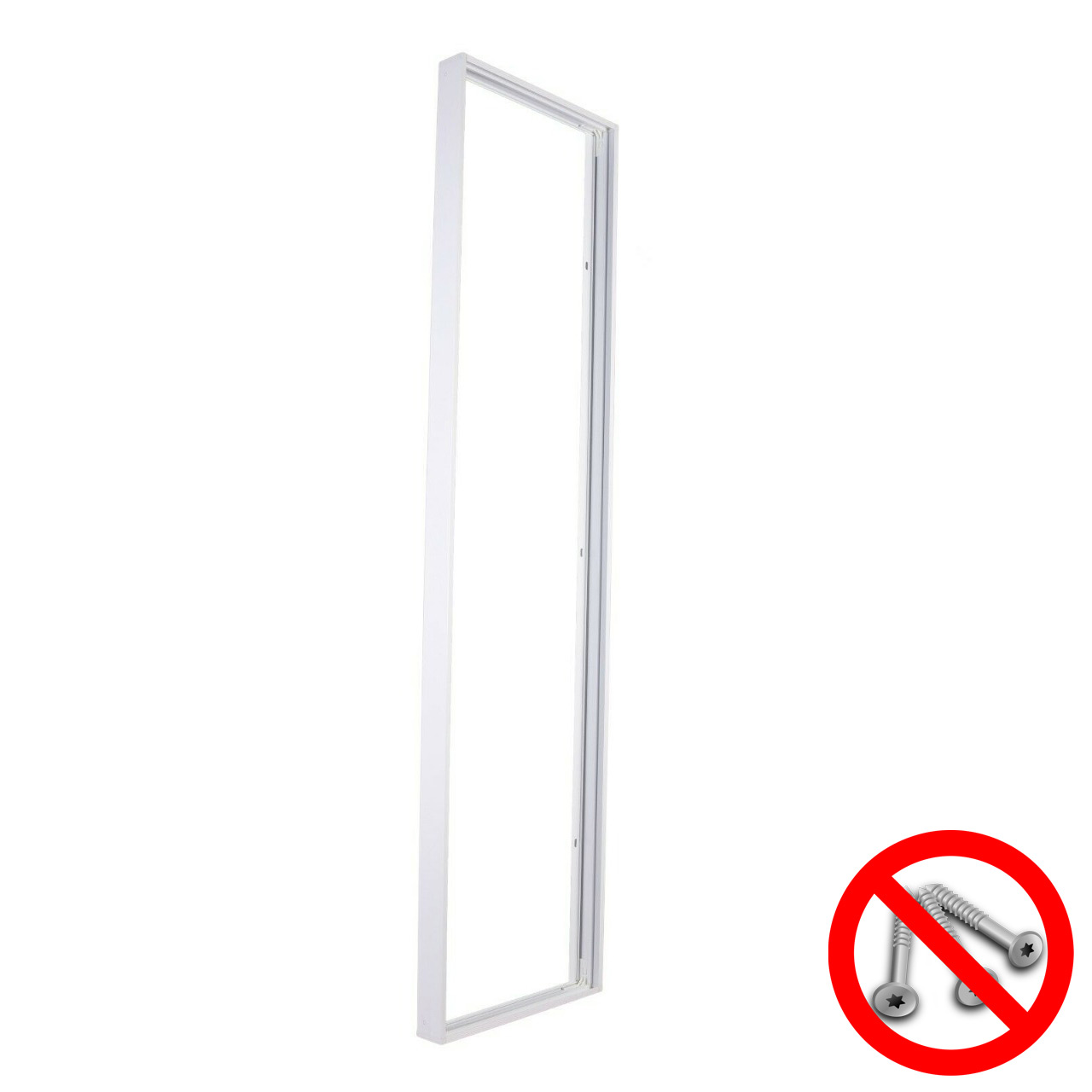 LED-Panel 1195x295mm Aufbaurahmen ohne Schrauben – Premium Klick-System – 120x30cm