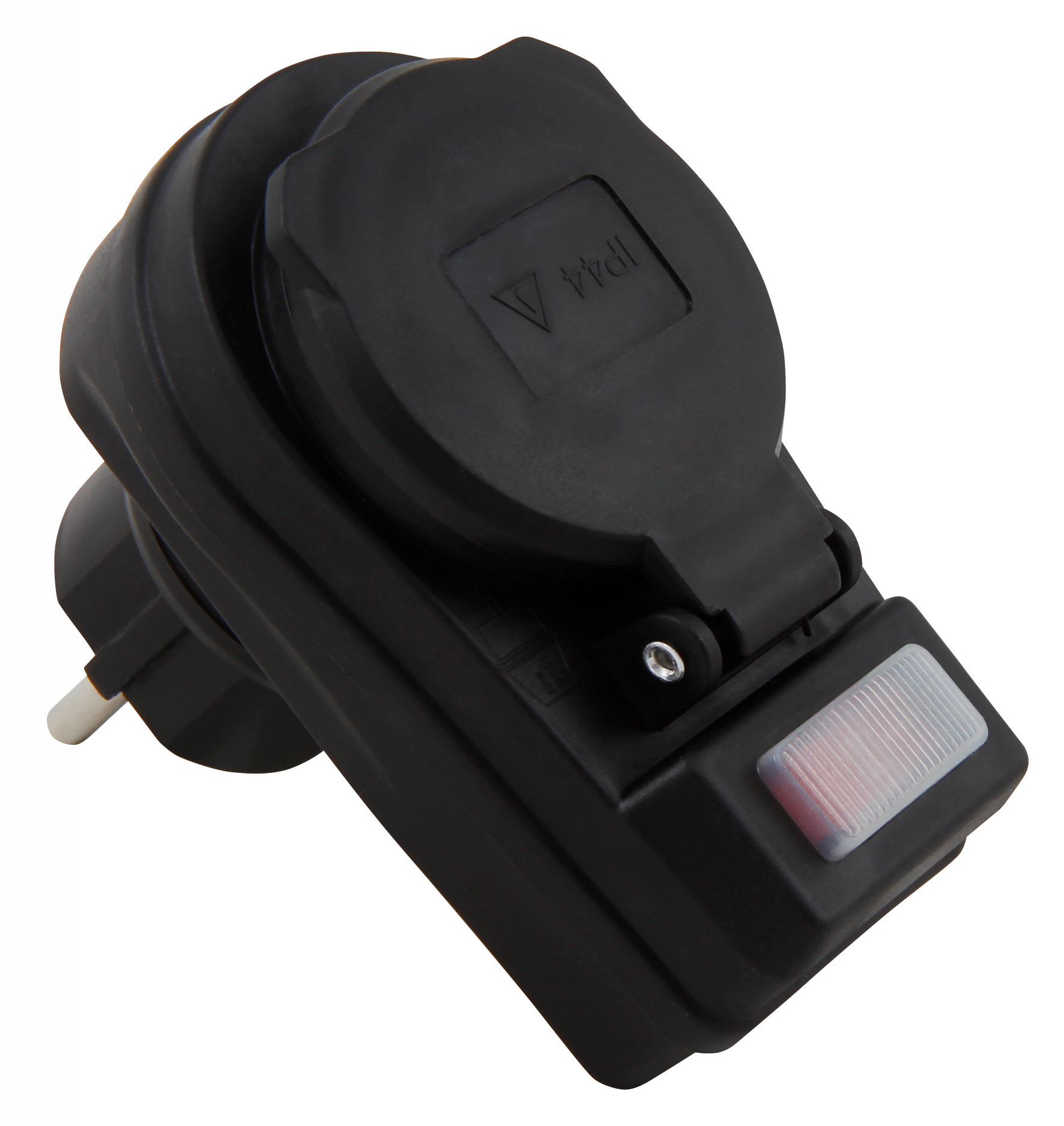 Steckdosenadapter LEDeco mit Schalter, 230V/3500W, IP44 - für Außen