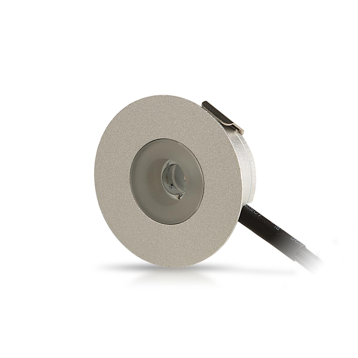 LED Mini Einbauspot rund 1,2W 12V 4000K IP20 Ø36mm