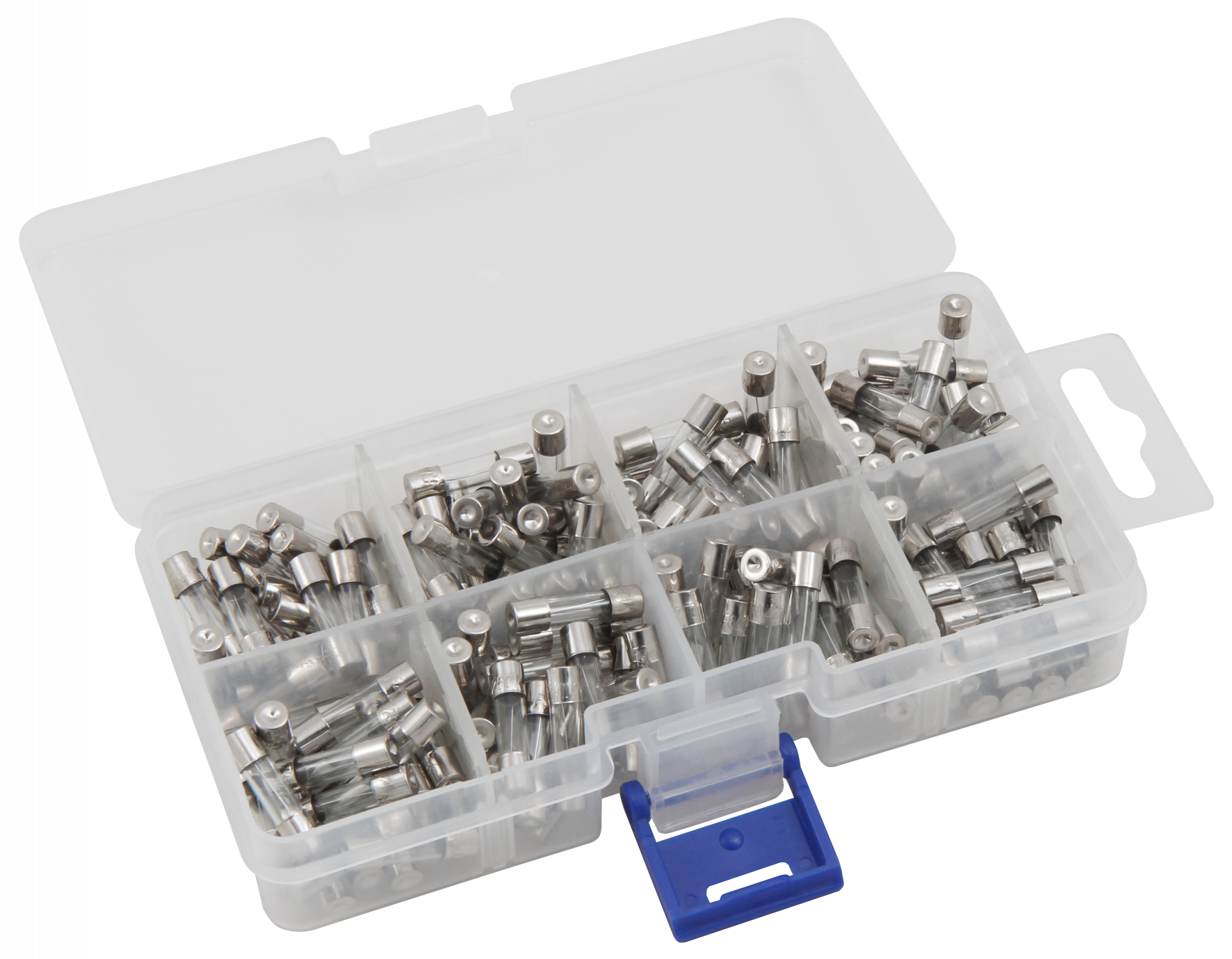Sicherungssortiment, LEDeco 160-teilig, flink, je 20 St., 500mA-10A
