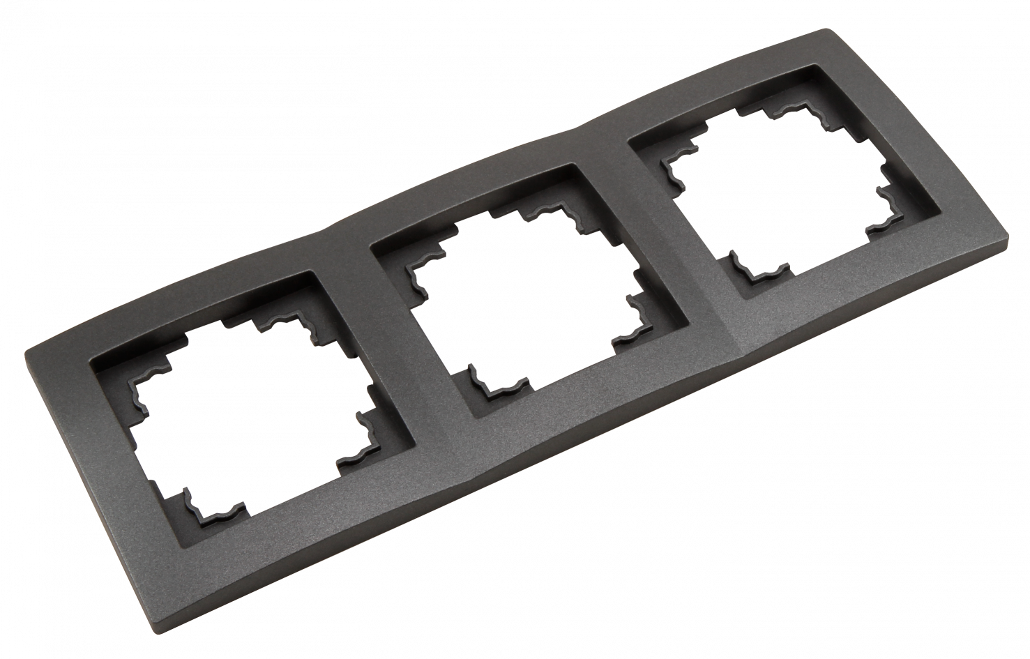 Rahmen LEDeco STYLE, 3-fach, anthrazit