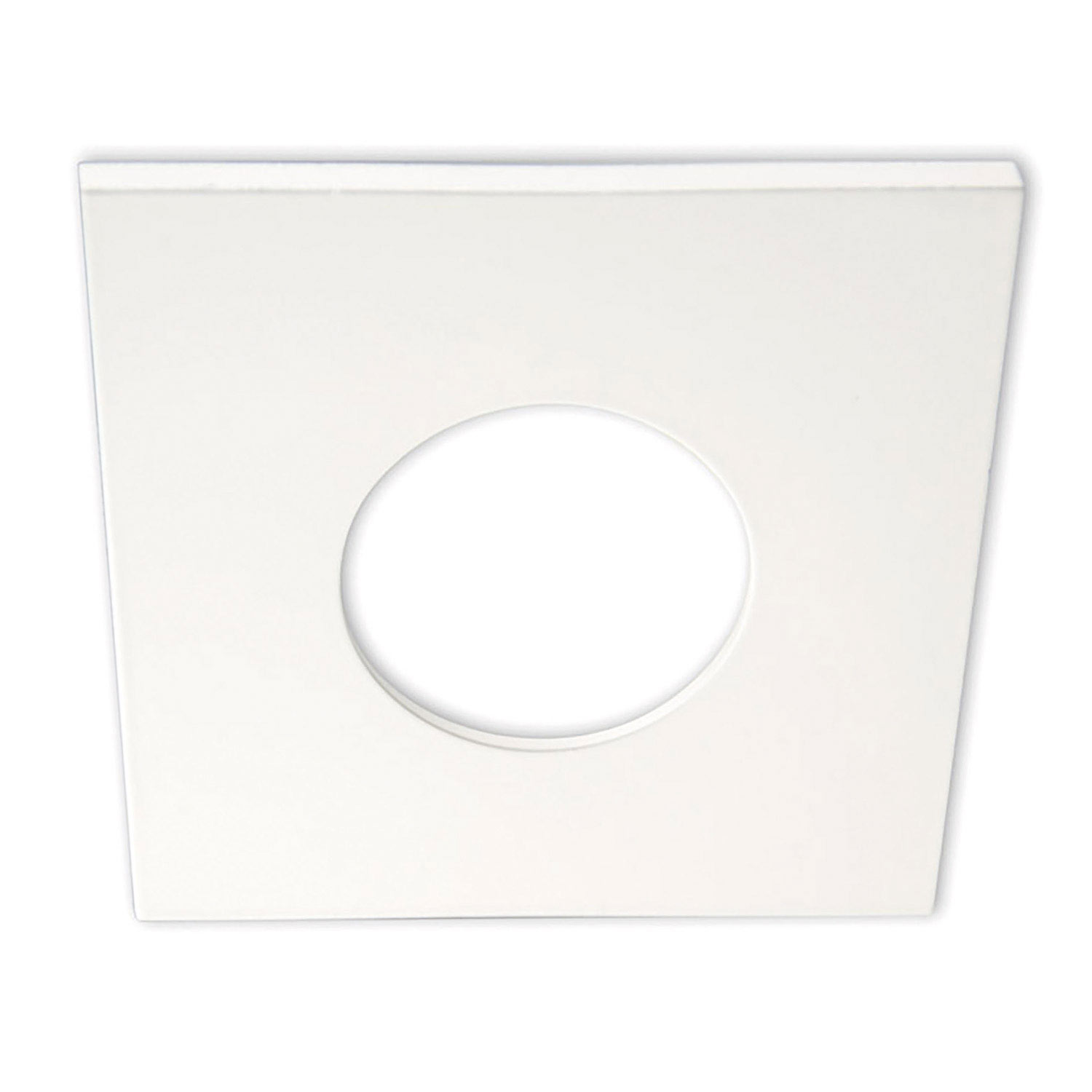 Cover Aluminium eckig weiß matt für Einbaustrahler Sys-68