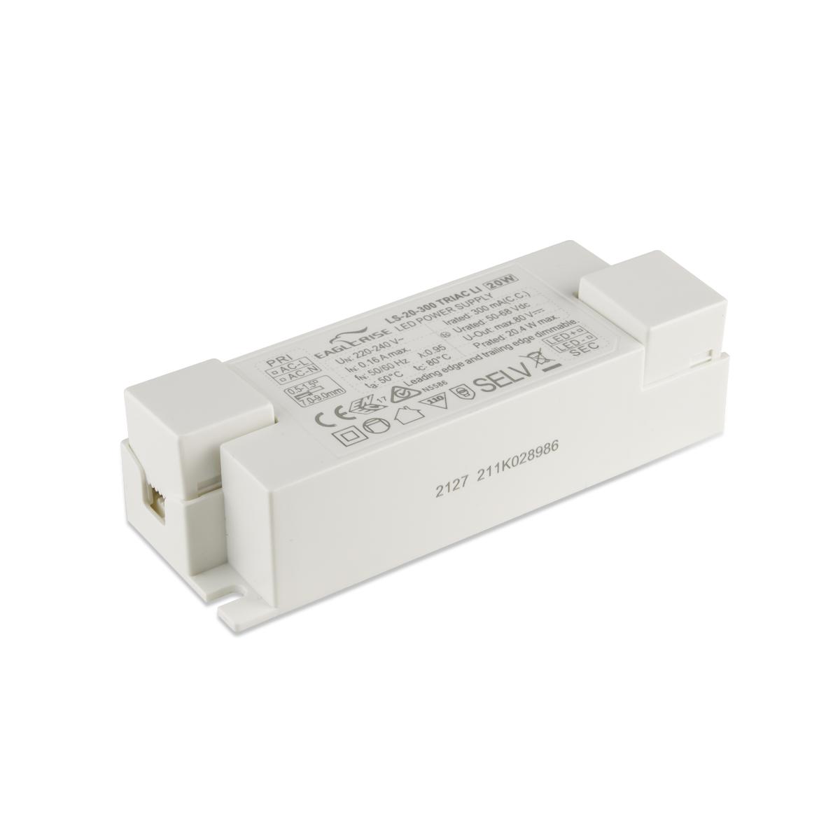 LED Treiber 20W 40-67V 300mA IP20 dimmbar TRIAC EAGLERISE EIP020C0300LSD1L Konstantstrom CC