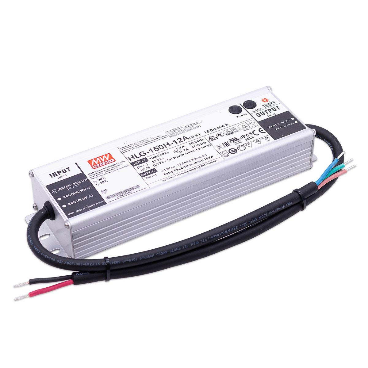 Mean Well HLG-150H-12A LED Netzteil 150W 12V 12.5A IP65 Schaltnetzteil CV