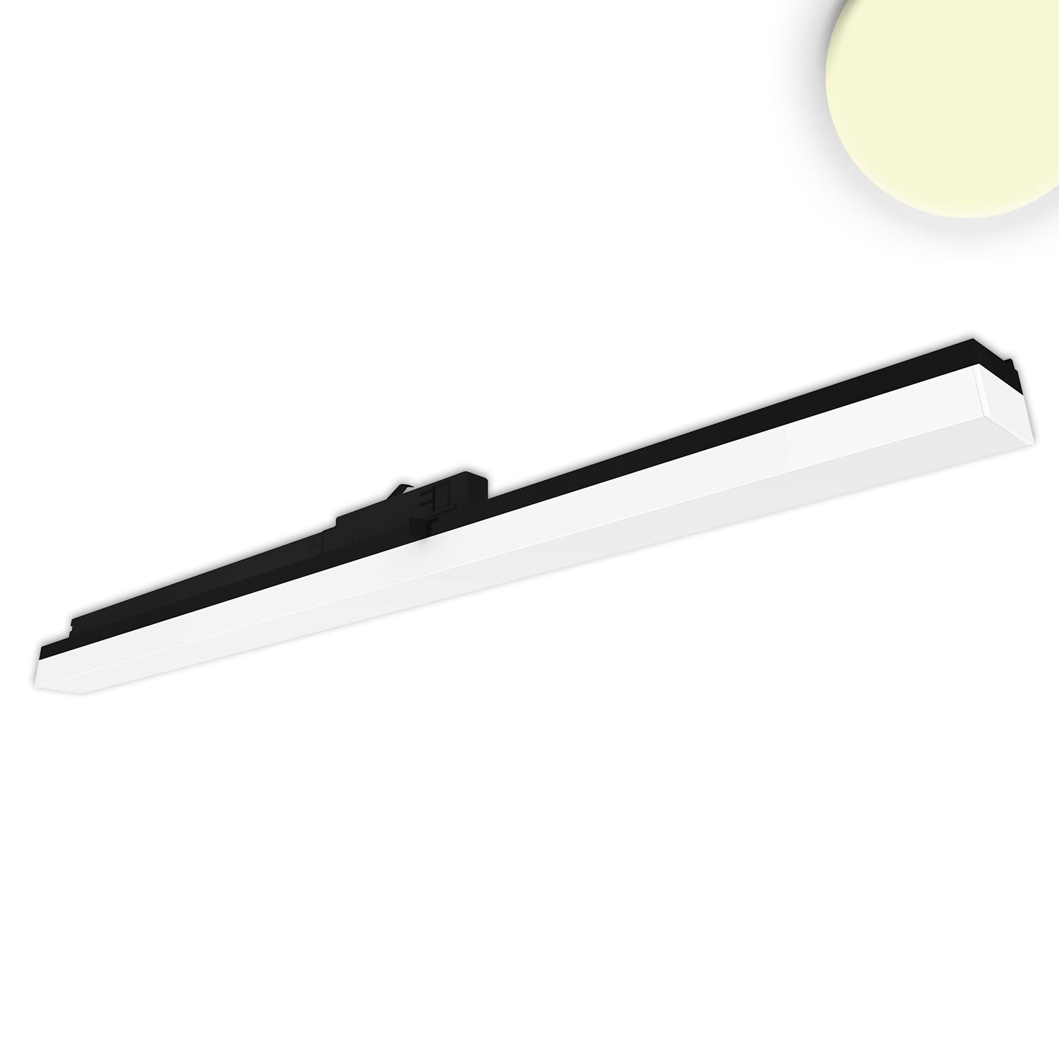 3-PH Linearleuchte 1200mm, 40W, 110°, schwarz matt, 3000K