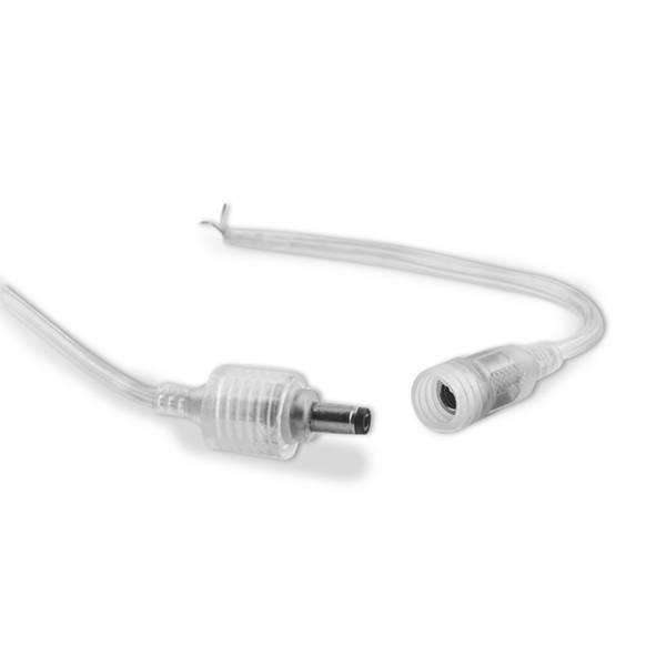 Schraubbare DC LED Stecker und Buchse 2polig IP65