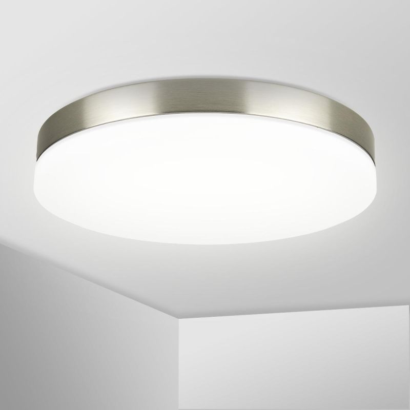 Deckenleuchte Slim Pro silber 16W 4000K Ø320 mm Neutralweiß