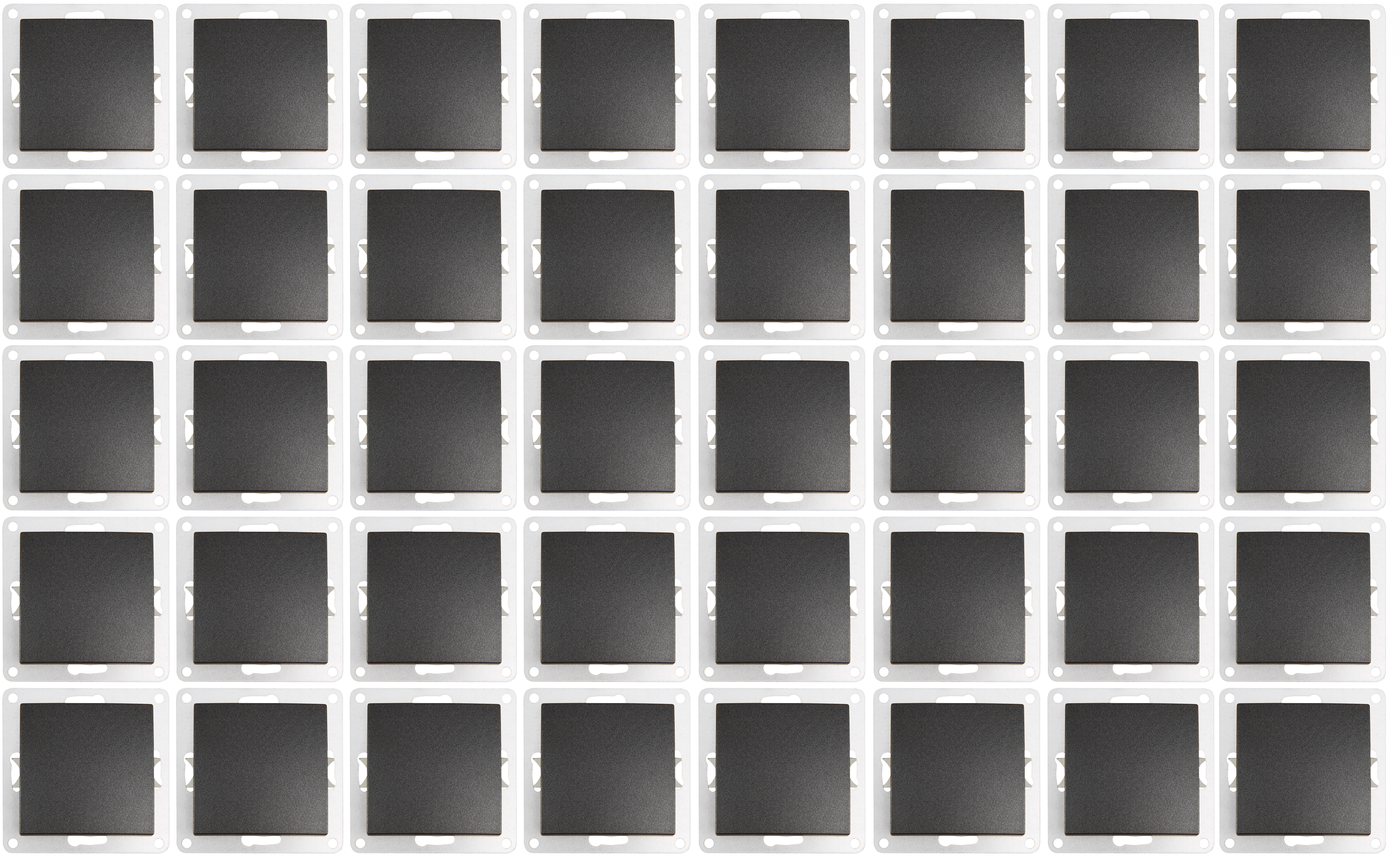Wechselschalter LEDeco STYLE, 250V~/10A, UP, anthrazit, 40er-Pack