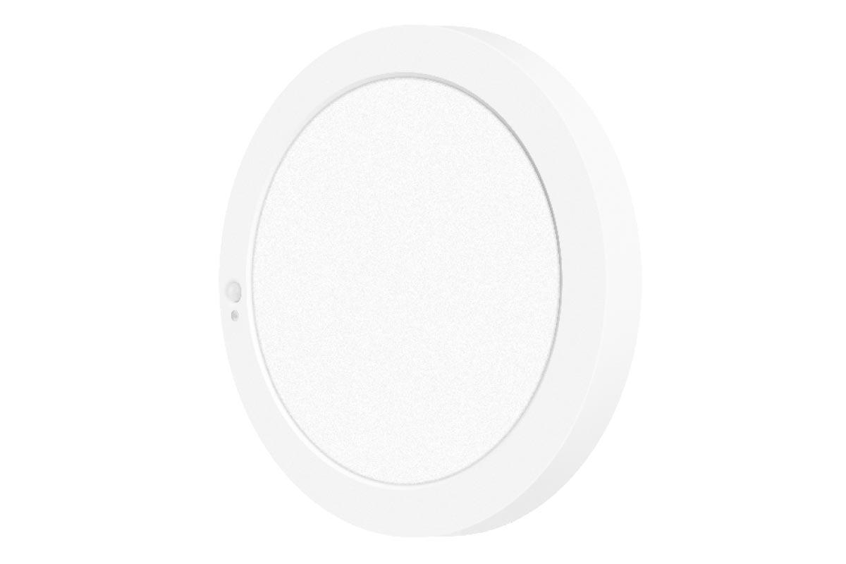 CCT LED Ein-Aufbaustrahler rund weiss 18W 227mm mit Bewegungssensor Decken-/Wandleuchte