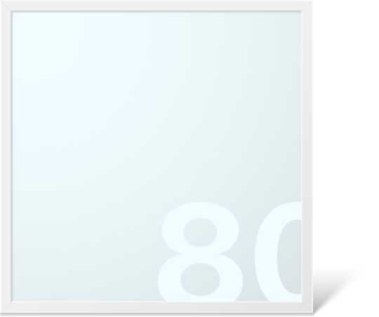 LED Panel 62x62cm (Kaltweiß) 6000K – 40W – 4000LM – Kein Flimmern