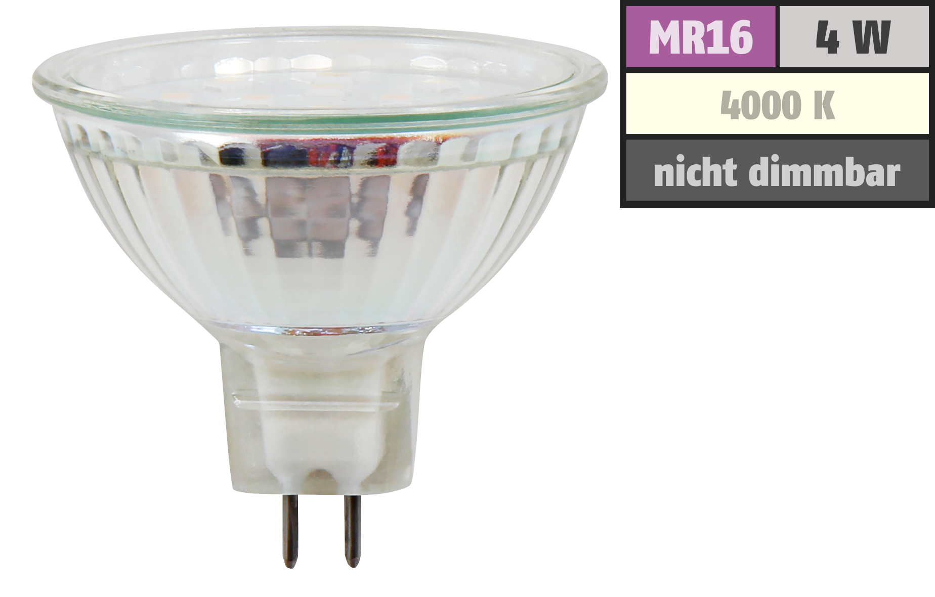 LED-Strahler LEDeco ET40, MR16, 4W, 320lm, neutralweiß