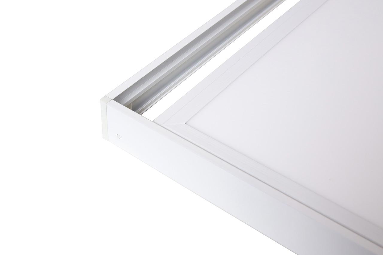 LED-Panel 1195x295mm Aufbaurahmen ohne Schrauben – Premium Klick-System – 120x30cm