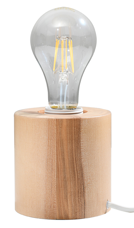 Tischlampe SALGADO Natural Holz 